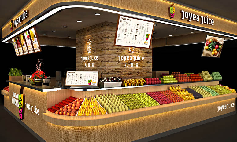 鮮榨果汁店(diàn)設計
